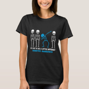 Diabetes Warrior Mamma-medvetandet Gift det är oke T Shirt