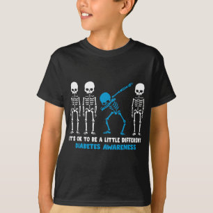 Diabetes Warrior Mamma-medvetandet Gift det är oke T Shirt