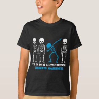 Diabetes Warrior Mamma-medvetandet Gift det är oke T Shirt