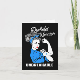 Diabetes Warrior Obrytable Diabetes Awareness G Kort