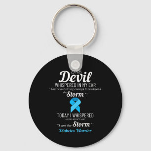 Diabetes Warrior Storm Best Diabetes Awareness Gif Nyckelring
