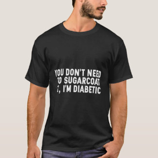 Diabetesburk för patienter med diabetes mellitus t shirt