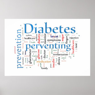Diabetesförebyggande Poster