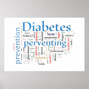 Diabetesförebyggande Poster