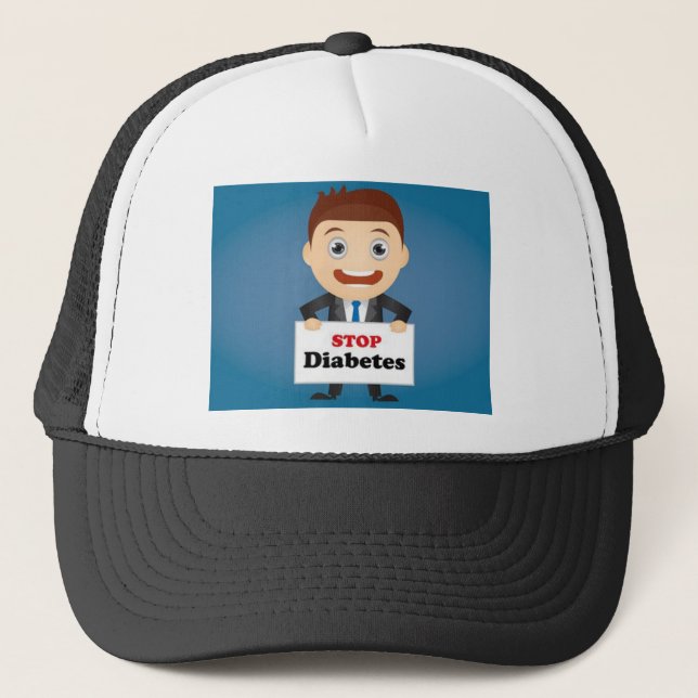Diabeteshatt, för försäljning! truckerkeps (Framsida)