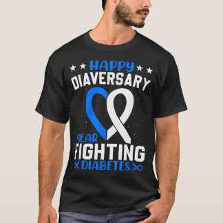Diabeteskrigare - Glad Diaversary Diabetes T Shirt