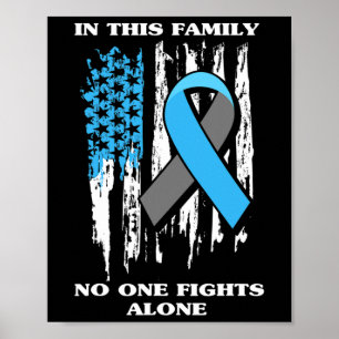 Diabetesmedvetande av typ 1 T1D USA flagga Gi Poster
