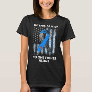 Diabetesmedvetande av typ 1 T1D USA flagga Gi T Shirt