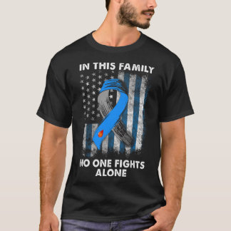 Diabetesmedvetande av typ 1 T1d USA flagga Gi T Shirt