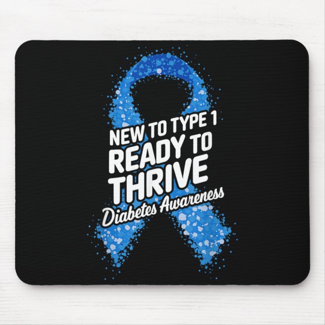 Diabetesmedvetenhet Design 38 Musmatta (Framsidan)