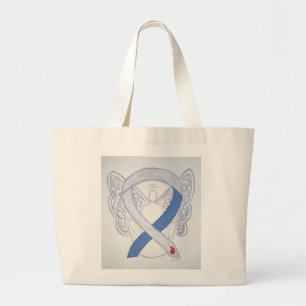 Diabetesmedvetenhet Ribbon Anpassningsbar Art Tote Jumbo Tygkasse