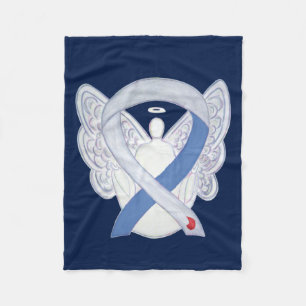 Diabetesmedvetenhet Ribbon IDDM Angel Soft Blanket Fleecefilt