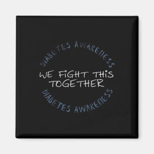 Diabetesmedvetenhet T1D - Diabetes Mamma Pappa Fam Magnet