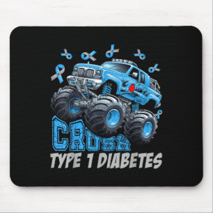 Diabetesmedvetenhet T1d Warrior Monster Tr Musmatta