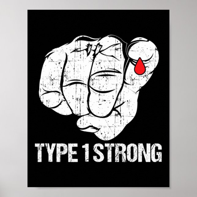 Diabetespatienter Kampen mot medvetandegrad Typ av Poster (Framsidan)