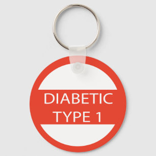 Diabetessjuka nyckelring typ 1 läkemedelsberedska