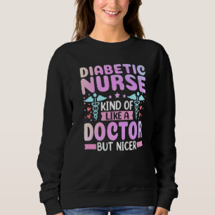 Diabetessköterska av samma typ som Doktor Insulin T Shirt