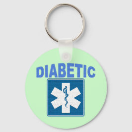 DIABETIC KEYCHAIN NYCKELRING