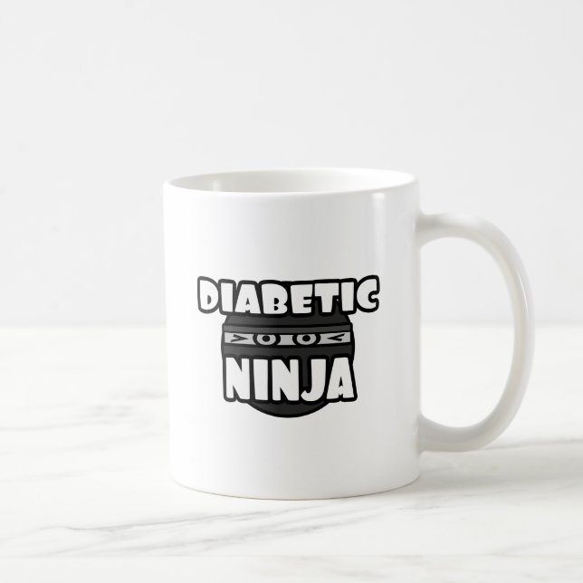Diabetic Ninja Kaffemugg (Höger)