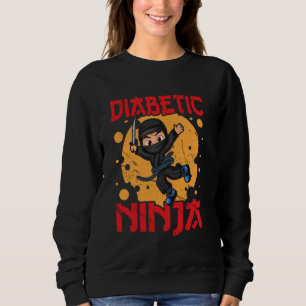 Diabetic Ninja Warrior Funny T Shirt