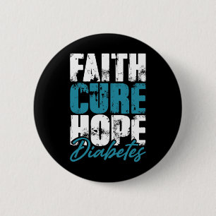 Diabetic Warrior Gift Faith Cure Hope Diabetes Awa Knapp