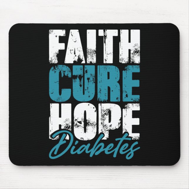 Diabetic Warrior Gift Faith Cure Hope Diabetes Awa Musmatta (Framsidan)