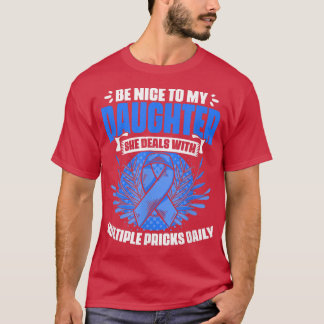 Diabetics Warrior Daughter Diabetic Diabetes Aware T Shirt