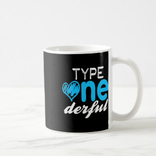 Diabetiker Typ En-derlig T1d Diabetes Medvetenhet Kaffemugg