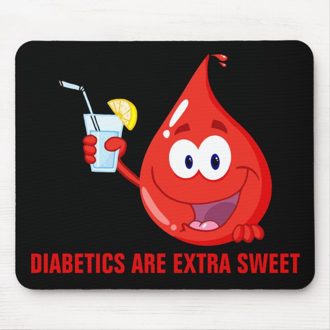 Diabetikerer är den extra sötsaken musmatta (Framsidan)