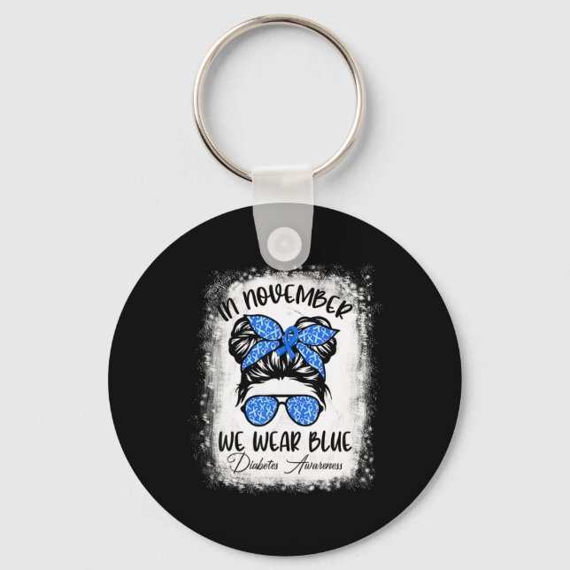 Diabetikersupport för diabetesanfall nyckelring (Framsida)