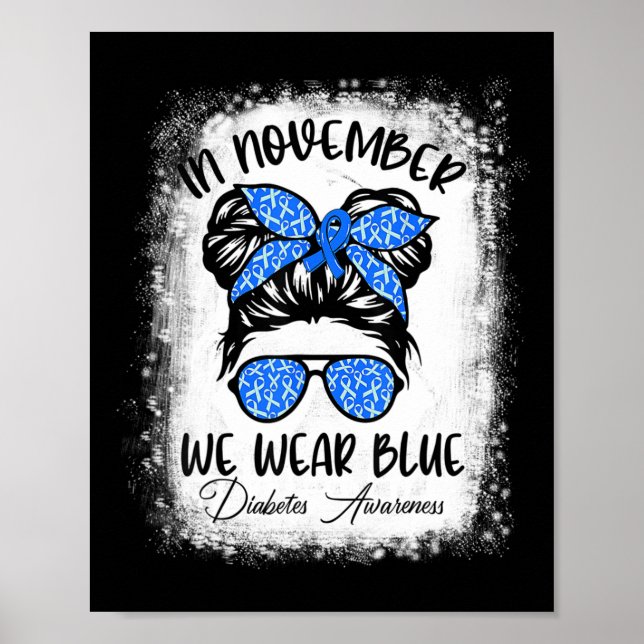 Diabetikersupport för diabetesanfall poster (Framsidan)