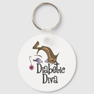 Diabetisk Diva Nyckelring