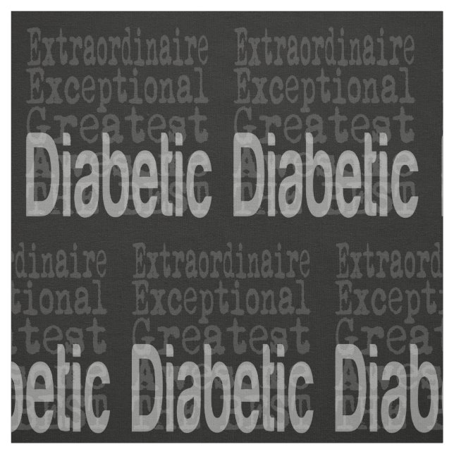 Diabetisk extraordinaire tyg (Provkarta)