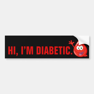 Diabetisk inledning bildekal