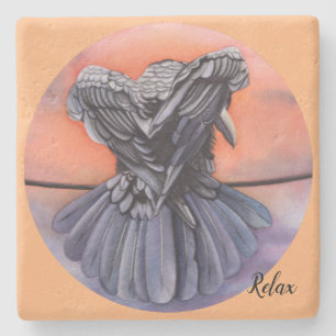 Diablo Raven Drink Underlägg Kråkans vattenfärg