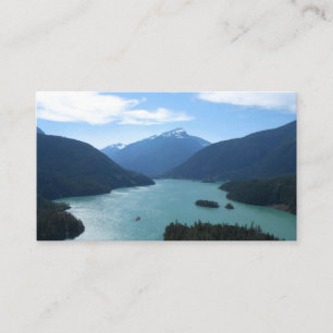 Diablo Sjö Washington State Natature Photography Visitkort