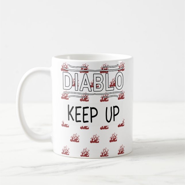 Diablo Taco Sauce Kaffemugg (Vänster)