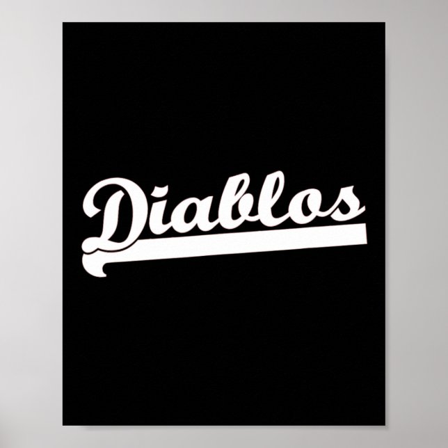 Diablos Fotboll Sälj Matta  Poster (Framsidan)