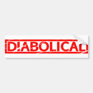 Diabolical Frimärke Bildekal