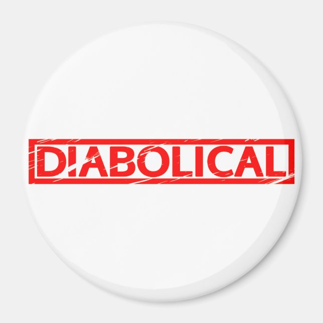 Diabolical Frimärke Magnet (Framsidan)