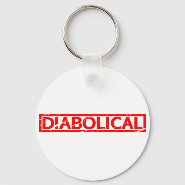 Diabolical Frimärke Nyckelring (Framsida)