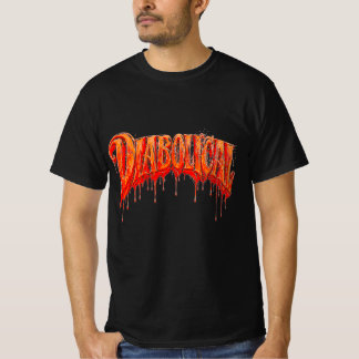 Diabolisk V2 Gothisk Skräck T Shirt