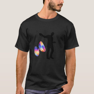 Diabolo-spelare Kinesisk Jojo Cirkus T Shirt