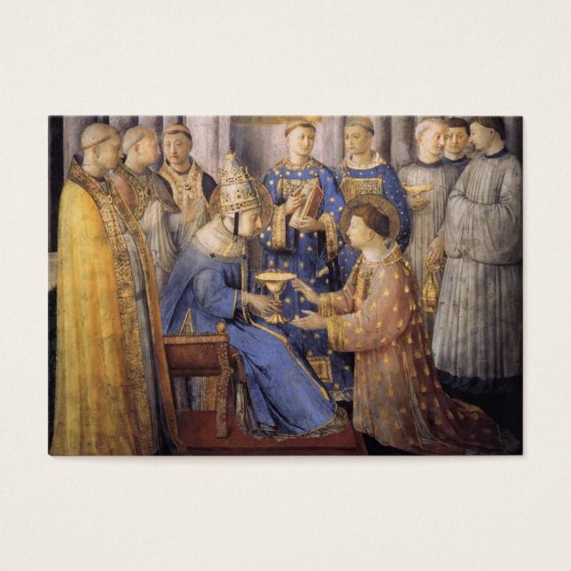 Diaconat Ordination Card (LATIN) Visitkort (Framsidan)