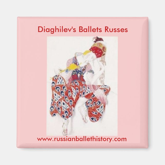 Diaghilev's Ballet Russes Magnet (Framsidan)