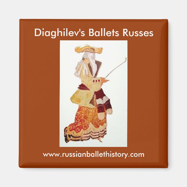 Diaghilev's Ballets Russes Magnet (Framsidan)