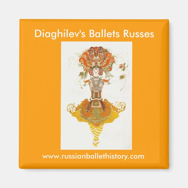 Diaghilev's Ballets Russes Magnet (Framsidan)