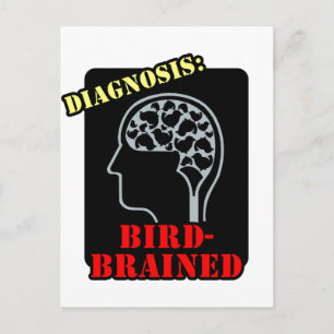 Diagnos: Fågelhjärnan Vykort