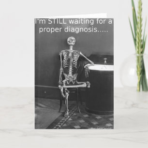 DIAGNOS för hälsningkort MENIERES Kort