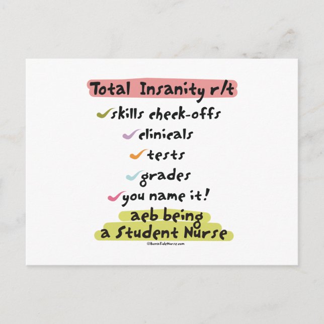 Diagnos - totalt vansinne vykort (Framsida)